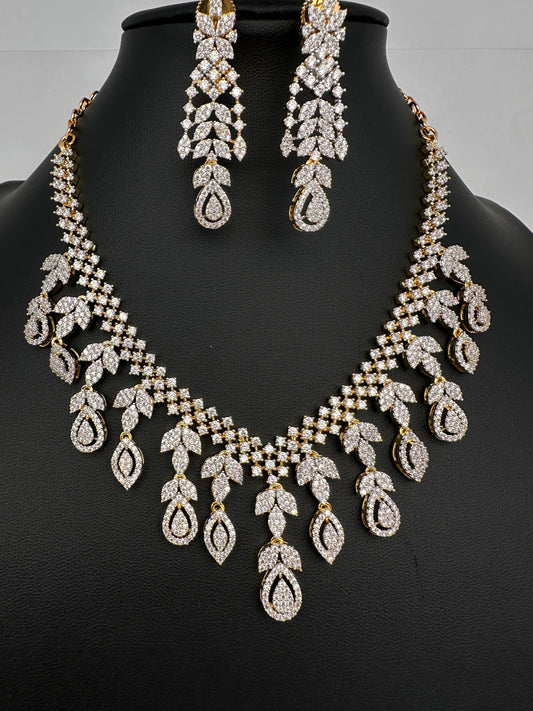 AD Short Neckline Necklace