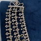 AD Color Stone Multi Layer Long  Necklace - Green