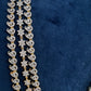 AD Peacock Mango Color Stone Multi Layer Long  Necklace - Red