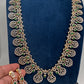 AD Bottu Color Stone Long  Necklace - Green
