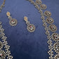 AD Bottu Mala Peacock Diamond Finish Long  Necklace - 