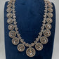 AD Bottu Mala Peacock Diamond Finish Long  Necklace - 
