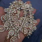 AD Bottu Mala Diamond Finish Long  Necklace - 