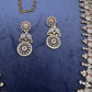 AD Bottu Mala Diamond Finish Long  Necklace - 