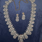 AD Bottu Mala Diamond Finish Long  Necklace - 