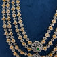 Diamond Finish Multi Layer Long Necklace - product photo 6