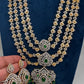 Diamond Finish Multi Layer Long Necklace - product photo 1