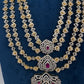 Diamond Finish Multi Layer Long Necklace - product photo 2