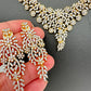 AD Clear Stones Short Necklace - 