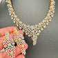 AD Clear Stones Short Necklace - 