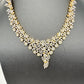 AD Clear Stones Short Necklace - 