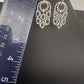 AD  Color Stone Statement Earrings - Green