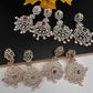 AD  Color Stone Statement Earrings - Green