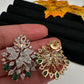 AD  Emerald Green Stud Earrings - 