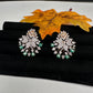 AD  Emerald Green Stud Earrings - 