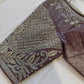 Purple Mauve Maggam work blouse