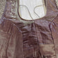 Purple Mauve Maggam work blouse