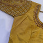 Golden Maggam work blouse