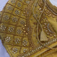 Golden Maggam work blouse