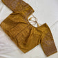 Golden Maggam work blouse