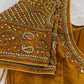 Brown Maggam work blouse