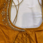 Brown Maggam work blouse