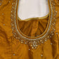Brown Maggam work blouse