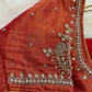 Pink Maggam work blouse
