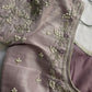 Lavender Aari work blouse