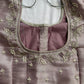 Lavender Aari work blouse