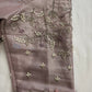 Lavender Aari work blouse