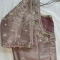 Lavender Aari work blouse