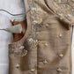 Brownish Golden Maggam Pearl work blouse