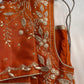 Orange Pearl Maggam work blouse