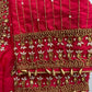 Pink Maggam work blouse
