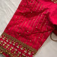 Pink Maggam work blouse