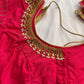 Pink Maggam work blouse
