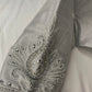 Silver Maggam work blouse