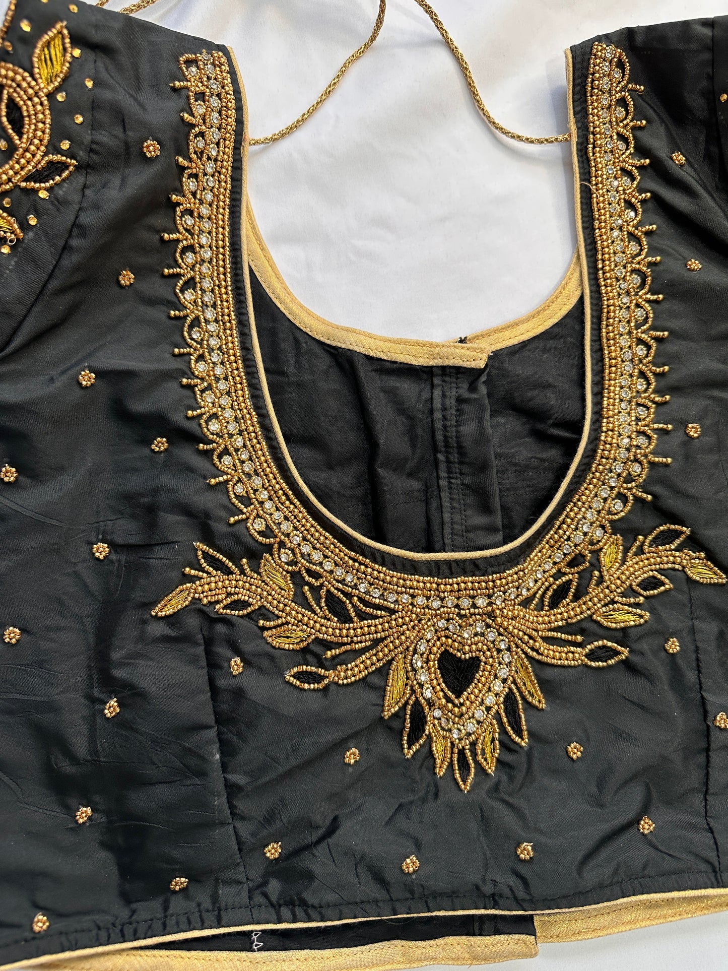Black Maggam work blouse