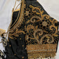Black Maggam work blouse