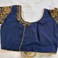 Blue Maggam work blouse