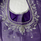 Purple Maggam work blouse
