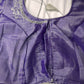 Purple Maggam work blouse