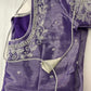 Purple Maggam work blouse