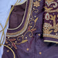 Brown Maggam work blouse