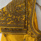 Yellow Maggam work blouse