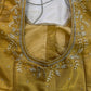 Golden  Aari work blouse