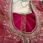 Pink Maggam work blouse