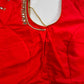 Red Mirror work blouse