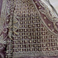 Mauve Purple Maggam work blouse